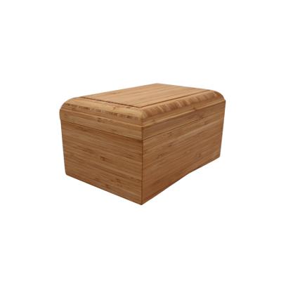 China Biodegradable Wooden Caskets And Pet Caskets Funeral Supplies Urn For Ashes for sale