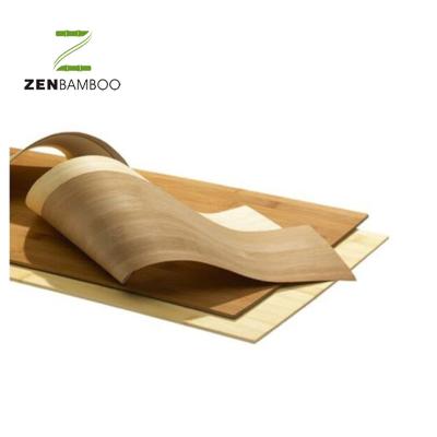 China Sustainable Natural Bamboo Veneer With Imported Fleecebacked Sustainable Eco-Friendly Wood Laminate For Furniture, Cabinets for sale