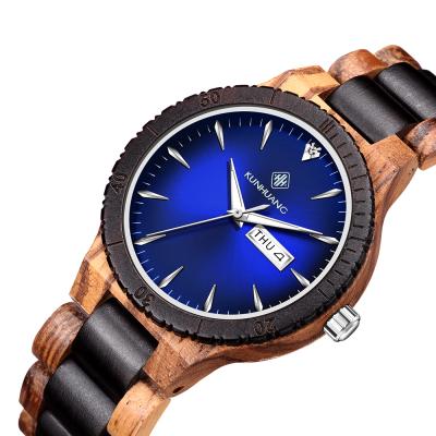 China Men's 2021 new men's around fashion wooden wristwatch for men and women for sale