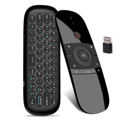 China Dropshipping W1 Smart Flying Squirrel Remote Control Infrared Learning Dual-Sided Wireless Motion Sensing Flight Mini Keyboard Mouse Remote Control for sale