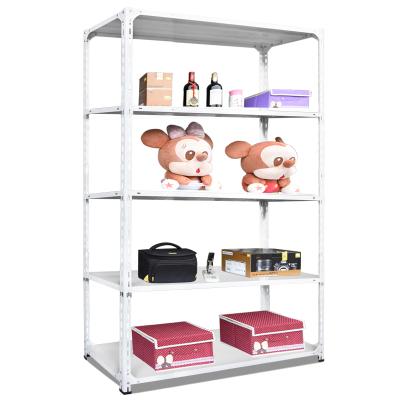 China Wholesale Corrosion Protection Metal Storage Racks And Light Duty Steel Shelving Unit For Warehouse for sale