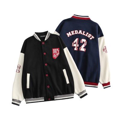 China Wholesale Custom Embroidery Patch Men's Breathable Letterman Blazer Jackets Varsity Jackets for sale