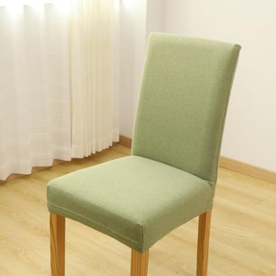 China Hot Selling Multi Color 45*45 Polyester Mixed Seat Cover Chair Cover For Hotel Dining Room Party Decoration for sale