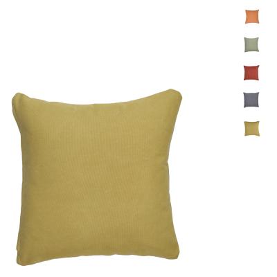 China Factory Price Anti Dust Mites Pillow Covers Custom Solid Color Fashion Sofa Cushion Covers Yellow Blue Red for sale