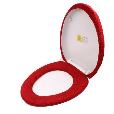 China Sustainable Portable Sanitary Washable Toilet Seat Cover Toilet Seat Cushion Cover For Winter And Comfortable Experience for sale