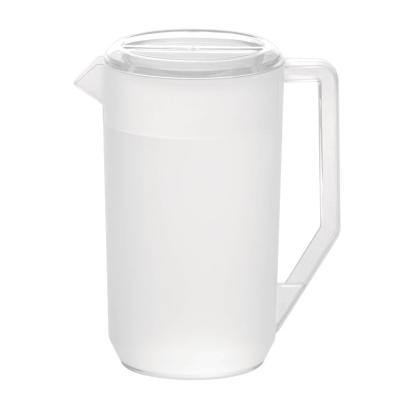 China Frosted Plastic Plastic Stocked Tea Pitcher Pitcher With Measuring Juice Lemon Tea Pitcher Water Jug for sale