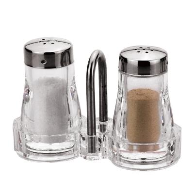 China Stocked Wedding Gift Funny Salt And Pepper Shaker 30ml Cute Mini Clear Acrylic Plastic Salt Pepper Shaker for sale