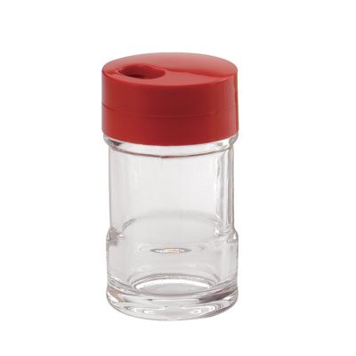 China Old Fashion Toothpick Box Stored Acrylic Toothpick Container Around Red Lid Plastic Toothpick Holder for sale