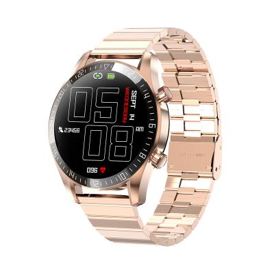 China 2021 New Body Temporature V1 Smartwatch IP68 Touch Screen Blood Pressure Waterproof Around Smart Watches for sale