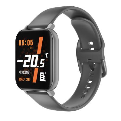 China Full Touch Screen IP67 Waterproof Sports Heart Rate Blood Pressure MF25 Digital Temperature Smart Watch for sale