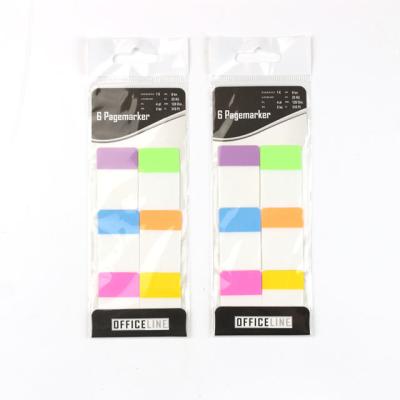 China Wholesale Self Adhesive Page Markers Color Office Bright Stationery School Sticky Notes Pad for sale