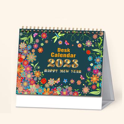 China Customized Luxury High Quality 2024 Calendar 2023 Calendar Anhui Advent Table Desktop Spiral Box Wholesale Gift Acrylic Customized for sale