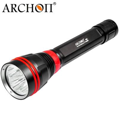 China Hot Selling 4000Lm 4x XM-L L2 LED Scuba Flashlight 26650 Torch 26650 Waterproof Diving Lamp 100M WY08 for sale