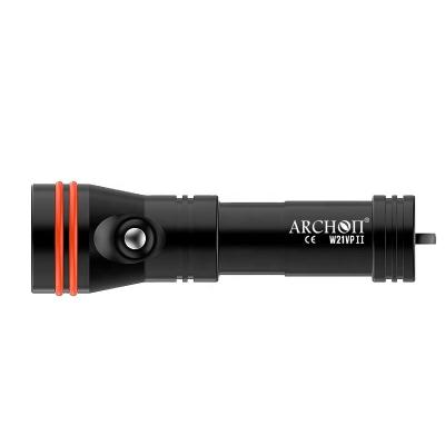 China Aluminum alloy W21VP II 3 color LED phtotgraphy torch dive HD video fill diving light for sale