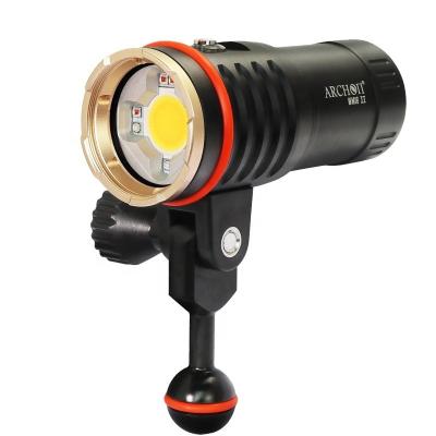 China ARCHON WM16 II UV Flashlight Torches Lightfe Waterproof Waterproof 100m 3500lm Black Led Video for sale