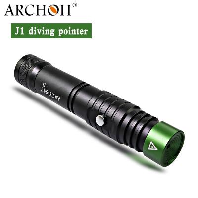 China ARCHONTE industrial J1 a green unique light indicator high power remote demonstration complete set for diving for sale