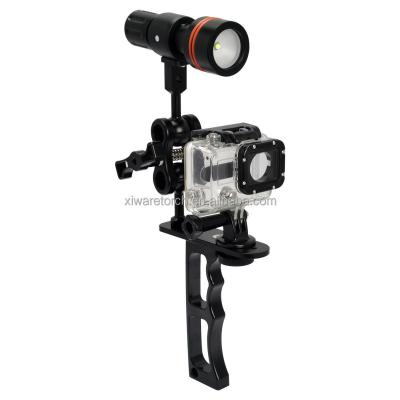 China Support economic custom gopro camera bracket mount camera and flashlight archon diving flashlight for sale