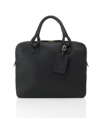 China Dunhill bladon black single zip briefcase for sale