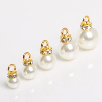 China DIY Jewelry Making C&J 10PCS/PACK DIY Jewelry Accessories ABS Material Handmade Bead High Quality Dangling Beads for sale