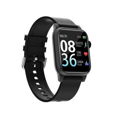 China P18 Touch Screen Smart Watch 2021 Full Touch Screen IP67 Waterproof Real Time Heart Rate Custom Dial Smartwatch With DA Customized APP for sale