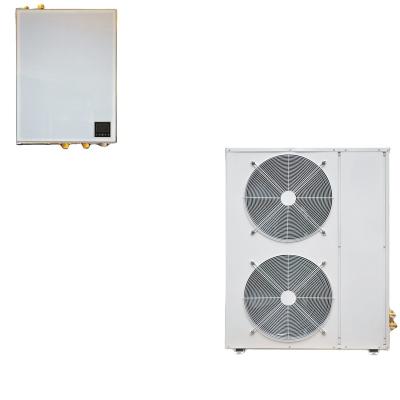 China Hotel EVI DC Inverter Split Type Air To Water Heat Pump for sale