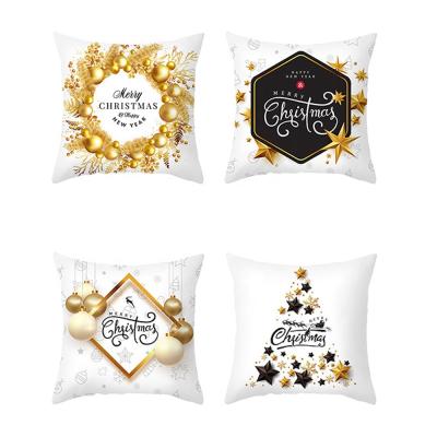 China XM-804 Christmas Home Decor Non-Toxic Tile Covers Christmas Pillow Cover Case for sale