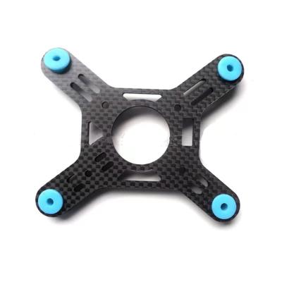 China 3K carbon particle board high precision drone lens camera protection gyroplane/frame Quadcopter factory zu verkaufen