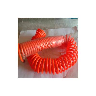 China Factory Air Compressor Spiral Gas Pipe Spiral Air Hose Screw Steam Tubing With Connector for sale