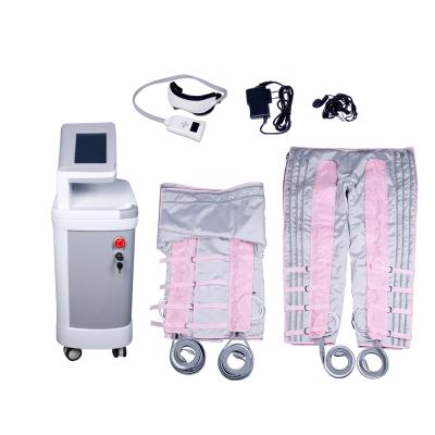 China Detox machine supplier jacket+trousers+machine+eye massage infrared pressotherapy body slimming best weight loss infrared sauna suit for sale