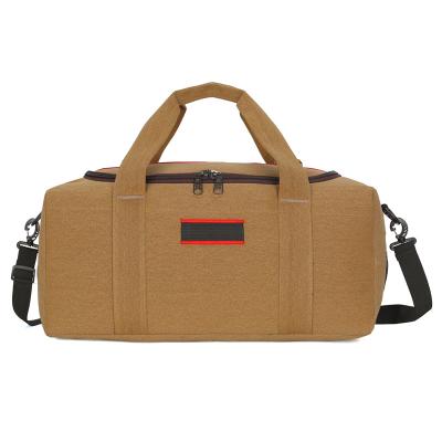 China Sports Travel Critically Acclaimed Big Canvas Duffel Tote Bag Overnight Bag for sale