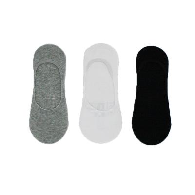 China QUICK DRY Hot Selling Black Summer Cotton Anti-skid Invisible No Show Socks for sale