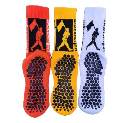 China Breathable Unisex Sports Football Anti Slip Grip Sports Socks for sale