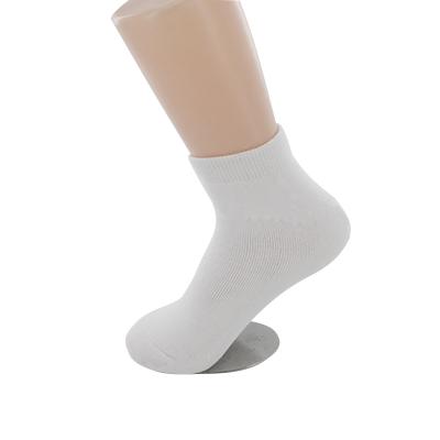 China QUICK DRY Custom Polyester Sublimation White Blank Ankle Socks for sale