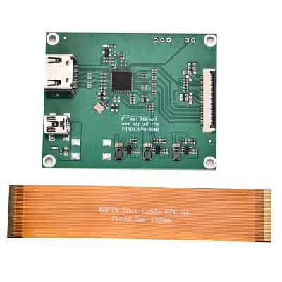 China H DMI board driver for 13.6 inch LCD screen, H DMI to MIPI for 3D printer LCD panel (mono LCD panel not included) 13.6 inches for sale