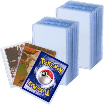 China Wholesale Clear Fashion PVC 3*4 Card Holder Baseball Football Basketball Sports Cards 35pt Toploader for sale