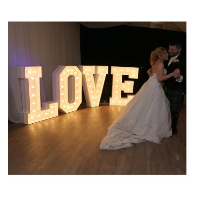 China Wholesale Simple 3d Letter Stainless Steel Sign Wedding Hall Show Light Up Letters Giant Love Light Up Letters for sale