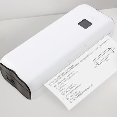 China 8 Inch A4 Black And White Mobile Office No Need Ink Thermal Printer for sale