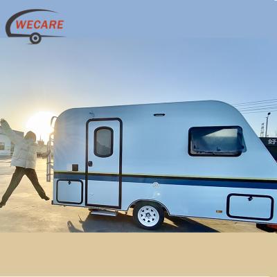 China Valid Travel Trailer Wecare EEC RV Caravan Travel Trailer Camper Airstream Trailer for sale