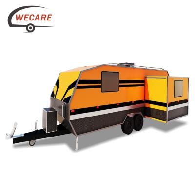 China Travel Trailer Wecare Trailer Camper RV Caravan Trailers Camping and Travel for sale