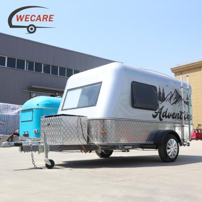 China Cheap Travel Trailer Wecare 290*170*160cm Price Teardrop Trailer Camper for sale