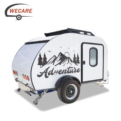 China Mobile Travel Trailer Wecare Caravans And Motorhomes Camper RV House Caravan Travel Trailer for sale