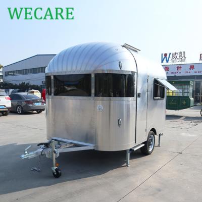 China Travel trailer Wecare EEC valid caravans and camping motorhomes caravan travel trailer for sale