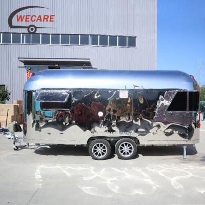 China food & beverage independent production caravan camper travel trailer for sale for sale