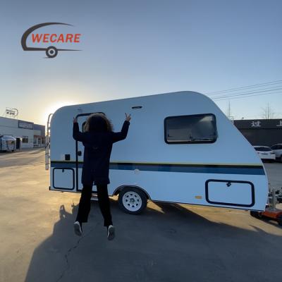 China Travel Trailer Wecare Travel Camper Off Road Camping Caravan Travel Trailer for sale