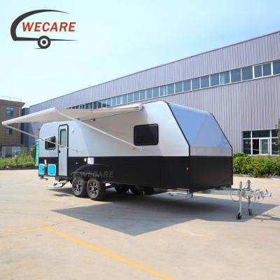 China Travel Trailer Wecare Caravan Airstream Motorhome Travel Trailer Australian Standards for sale