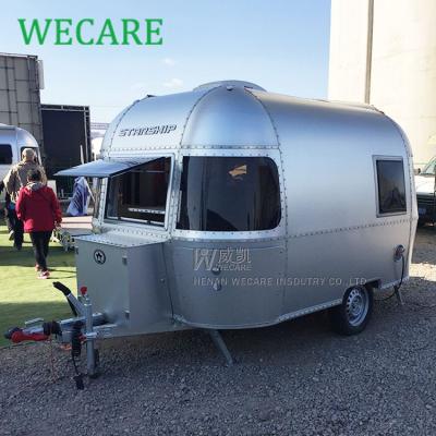 China Travel Trailer Comfortable Safe Aviation Aluminum Caravan Camper Trailer For Sale for sale