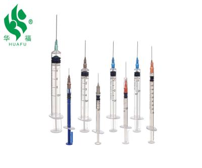 China Factory High Quality Plastic Needle Safety 1cc 2cc 5cc 10cc Disposable Retractable Plastic Syringe With CE OEM for sale