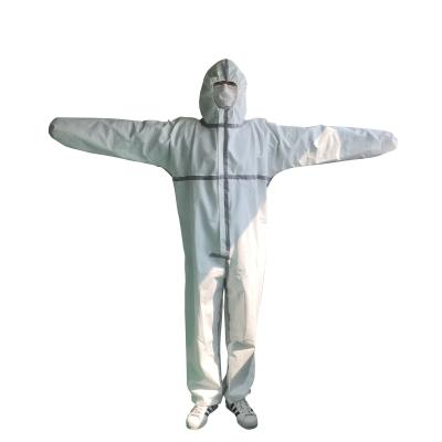 China Single Use CE Medical Protective Clothing Coverall Anti Virus Isloation Gown for sale