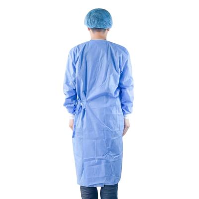 China PE Isolation Gown PP+PE 35G-45G Surgical Gown for sale