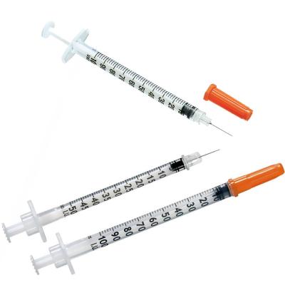 China One Time Use Better To Flow Low Price U30 U50 U100 Professional Hot Sale Insulin Syringe Color Coded Safety Wholesale Insulin Syringe for sale